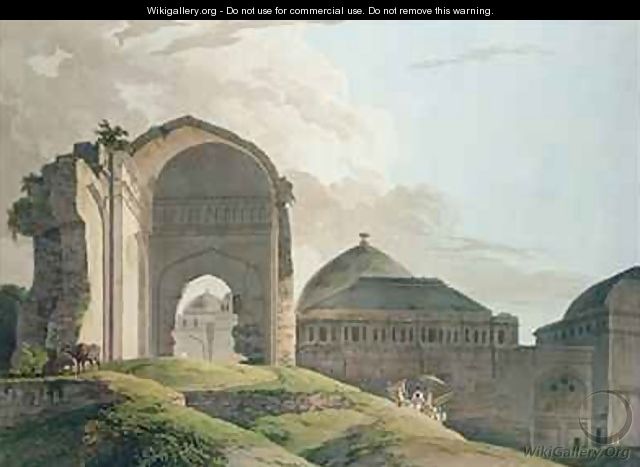 The Ruins of the Palace at Madurai - Thomas & William Daniell