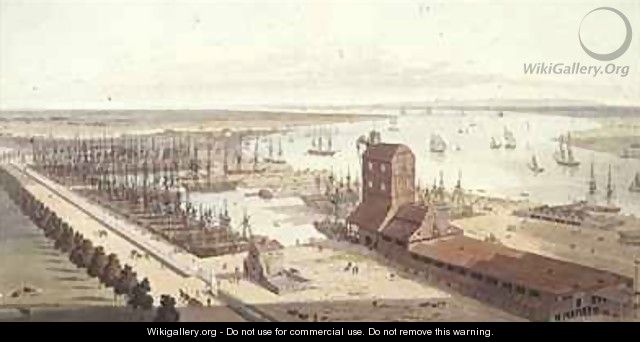 Brunswick Dock Blackwall - Thomas & William Daniell