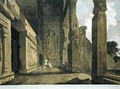 The Portico of an Excavated Temple on the Island of Salsette - Thomas & William Daniell