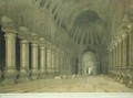 Interior of an Excavated Hindu Temple on the Island of Salsette - Thomas & William Daniell