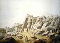Figures at Brimham Crags - Thomas Daniell