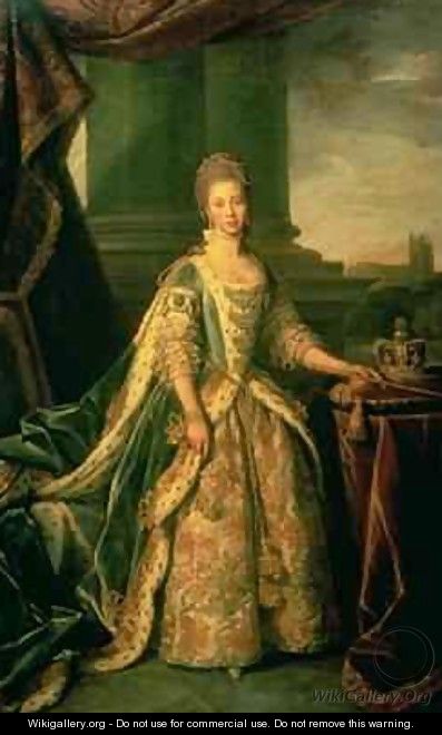 Portrait of Sophie Charlotte 1744-1818 - Sir Nathaniel Dance-Holland