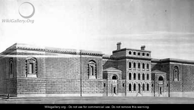Newgate Gaol Elevation - George Dance