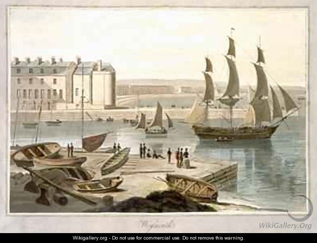 Weymouth Harbour - William Daniell, R. A.