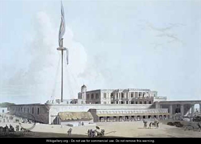 The Government House Fort St George - (after) Daniell, Thomas