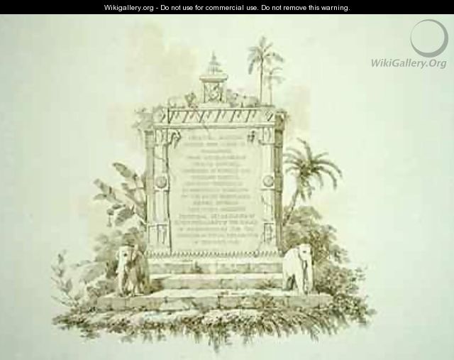 Frontispiece to Oriental Scenery Twenty Four Views in Hindoostan - (after) Daniell, Thomas