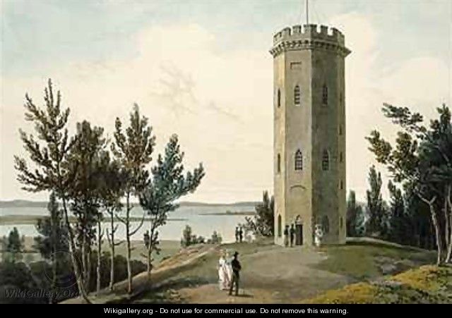 Nelsons Tower Forres - William Daniell, R. A.