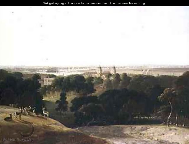 A View of London From Greenwich Park - William Daniell, R. A.