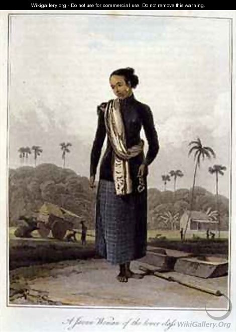 A Javan Woman of the Lower Class - William Daniell, R. A.