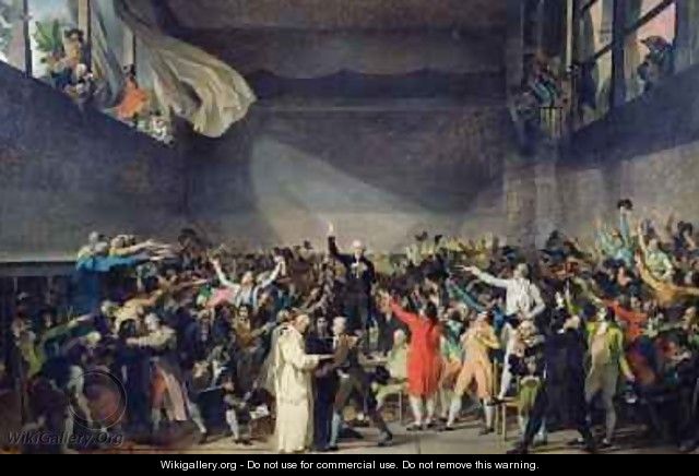 The Tennis Court Oath 2 - (after) David, Jacques Louis