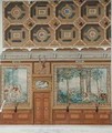 Preparatory study for the decoration of the Galerie des Cerfs in the Chateau de Chantilly - Pierre & Guifard, Dominique Daumet