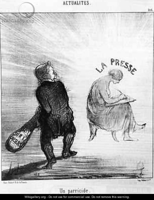 A Parricide - (after) Daumier, Honore