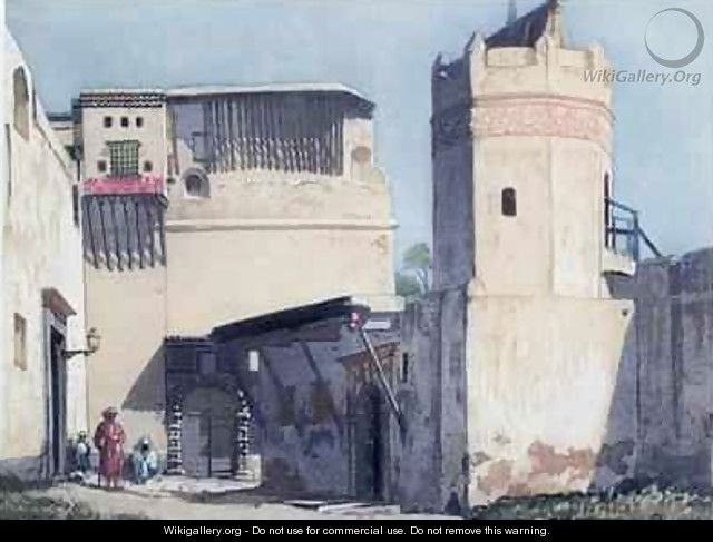 The Kasbah and Mosque in Algiers - Louis Dauphin