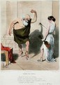 Socrates visiting Aspasia - Honoré Daumier