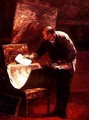 The Artist in his Studio - Honoré Daumier