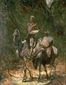 Sancho Panza and Don Quixote - Honoré Daumier