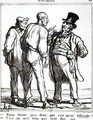 Cartoon about the plebiscite of 8th May 1870 - Honoré Daumier