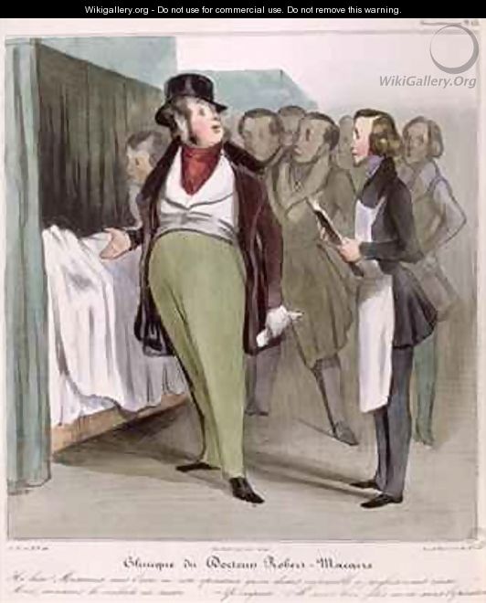 The Clinic of Dr Robert Macaire - Honoré Daumier