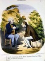 Two men discussing politics and the usefulness of the Comte de Mole - Honoré Daumier