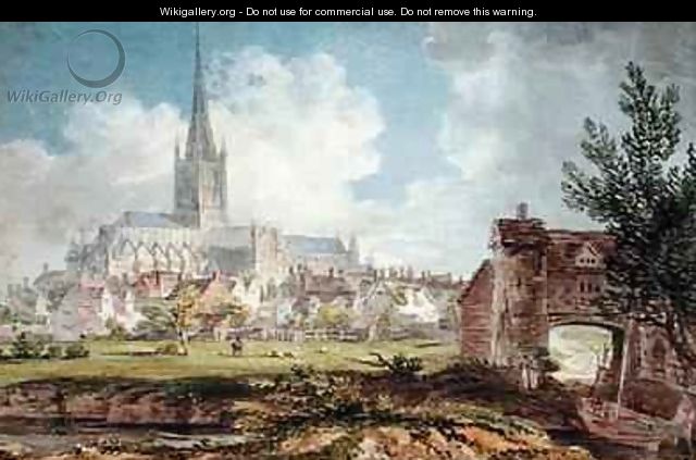 Norwich Cathedral from the South East - Edward Dayes