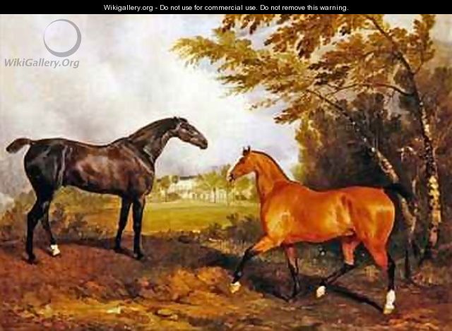 Equestrian Scene - Richard Barrett Davis