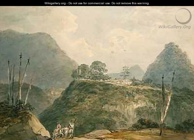 Mountainous landscape with river 2 - Thomas & William Daniell