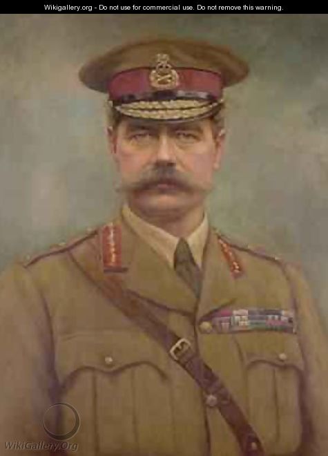 Portrait of Lord Kitchener - Arthur Davis