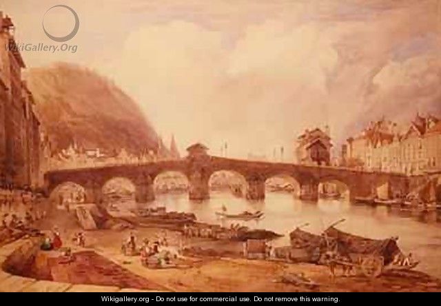 Bridge of Arches Liege - William Alfred Delamotte