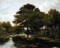 On the Isis Waterperry Oxfordshire - William Alfred Delamotte