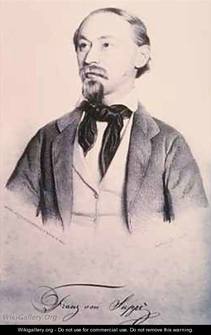 Franz von Suppe 1819-95 Austrian composer - Gabriel Decker
