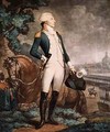 Portrait of the Marquis de La Fayette 1757-1834 commander of the National Guard - Philibert-Louis Debucourt