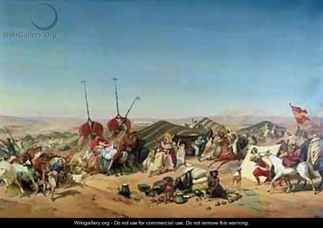 Capture of the Tribe of Abd el Kader 1808-83 by Henri dOrleans 1822-97 Duke of Aumale 2 - Alfred Charles Ferdinand Decaen