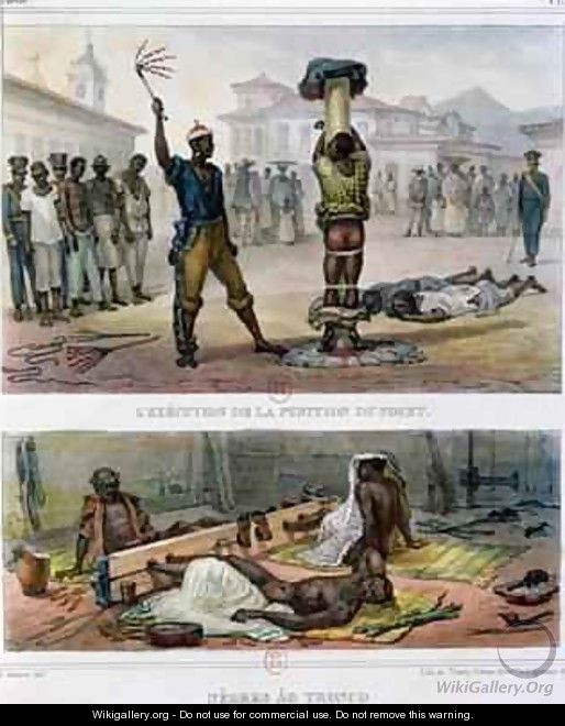 The Punishment of Slaves - (after) Debret, Jean Baptiste
