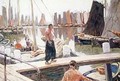 Sailing Boats Calm - Mikhail Alexandrovich Demianov
