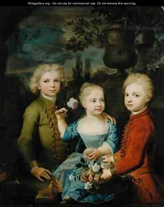The Children of Councillor Barthold Heinrich Brockes 1680-1747 2 - Balthasar Denner