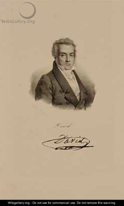 Jacques Louis David 1748-1825 - Francois Seraphin Delpech