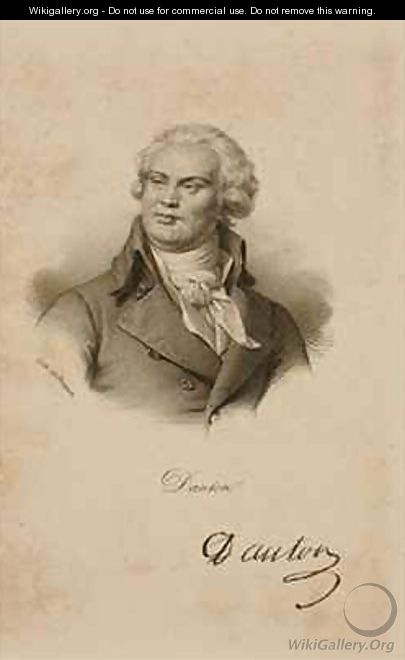 Portrait of Georges Danton 1759-94 - Francois Seraphin Delpech