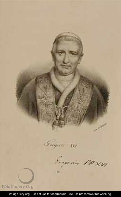 Pope Gregory XVI 1761-1846 - Francois Seraphin Delpech