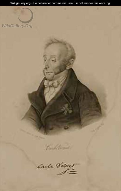 Antoine Charles Horace Vernet known as Carle Vernet 1758-1836 - Francois Seraphin Delpech
