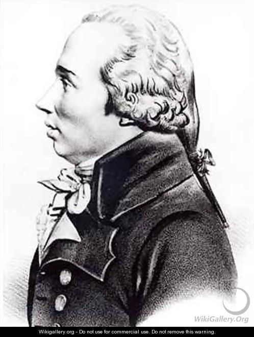 Portrait of Adrien Marie LeGendre 1752-1833 French mathematician - Francois Seraphin Delpech