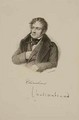 Portrait of Francois Rene 1768-1848 Vicomte de Chateaubriand - Francois Seraphin Delpech
