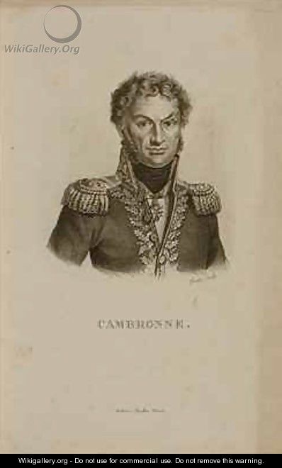 Portrait of General Etienne Cambronne 1770-1842 - Francois Seraphin Delpech