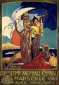 Poster advertising the Exposition Nationale Coloniale - Davide Dellepiane