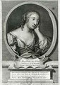 Medallion portrait of Madame de La Fayette French novelist - Etienne Jehandier Desrochers