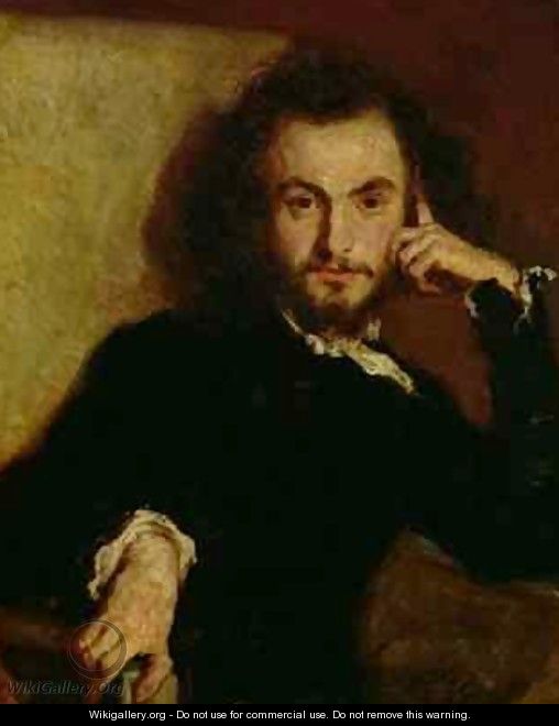 Portrait of Charles Baudelaire 1821-67 - Emile Deroy
