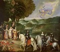 Allegory of the Marriage of Louis XIV 1638-1715 in 1631 - Claude Deruet