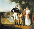 General Rossetti 1776-1840 Commandant of Naples and his Family - Guillaume Descamps