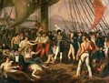 Commander Joachim Murat 1767-1815 decorating Admiral G Bausan on board the frigate Ceres - G. Deschamps