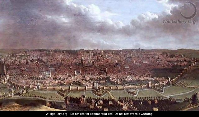 View of Brussels - Jan Baptist Bonnecroy