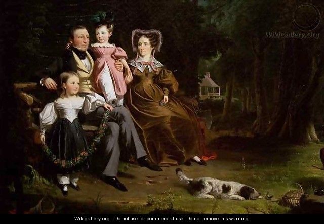 Alexander Masterton and His Wife and Children detail - William Hamilton